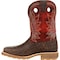 Durango Men's Waterproof Western Work Boot, 9.5 M, Steel Toe, 11 in H, Safari Elephant/Crimson, DDB0301 DDB0301 - alternate 5